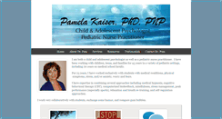 Desktop Screenshot of pamelakaiserphd.com